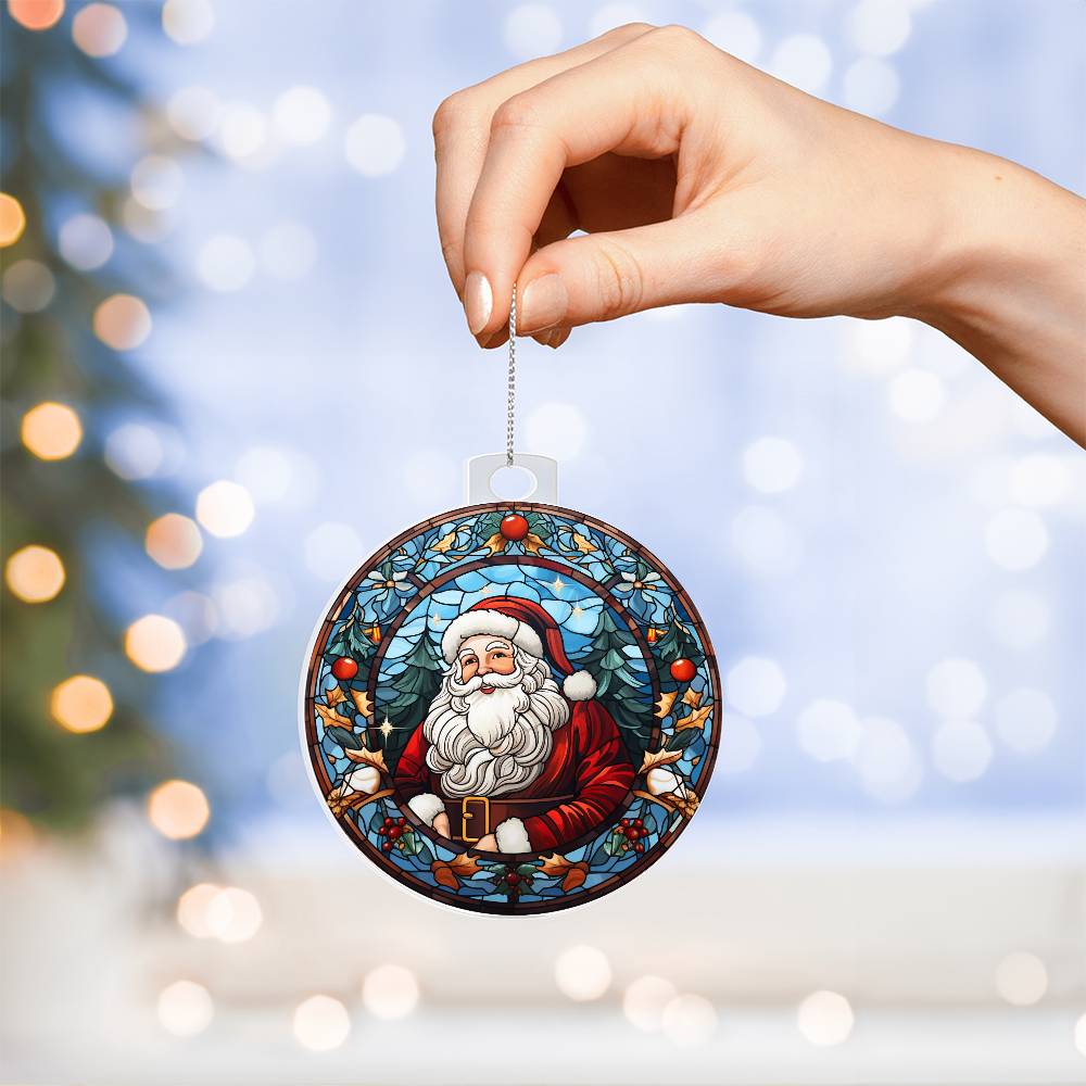 Acrylic Ornament Santa