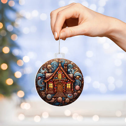 Acrylic Ornament -The Little House