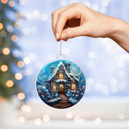 Acrylic Ornament Cool Winter's Night