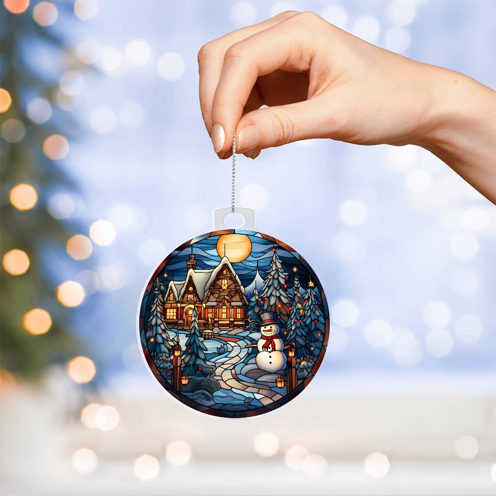 Acrylic Ornament - Winter Nights