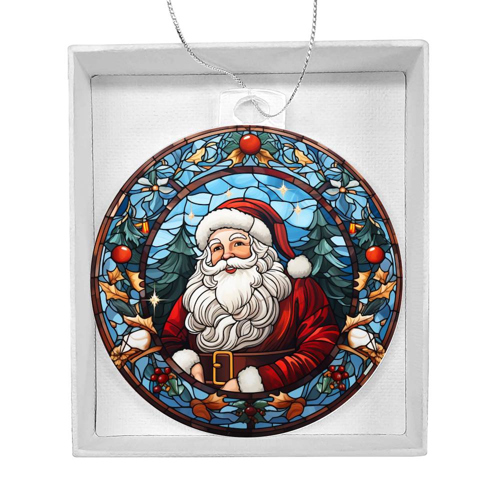 Acrylic Ornament Santa