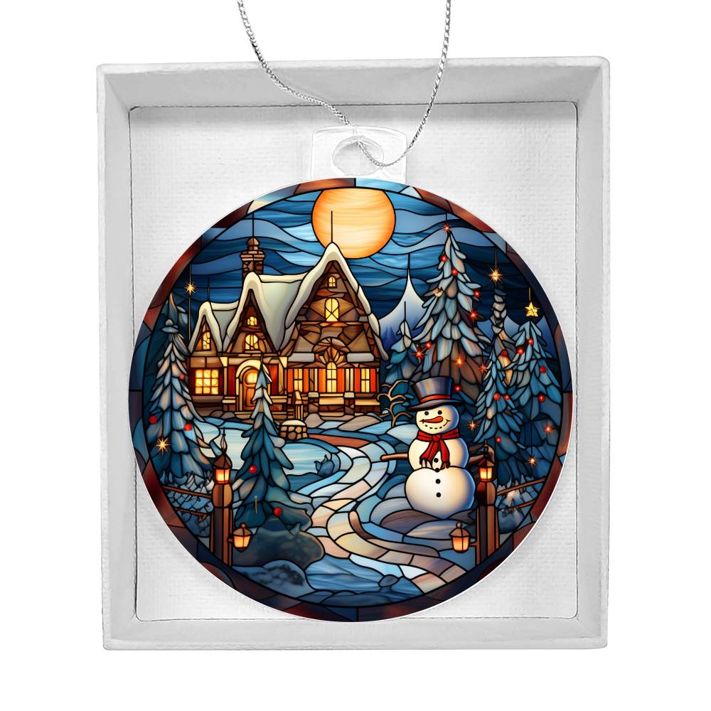 Acrylic Ornament - Winter Nights