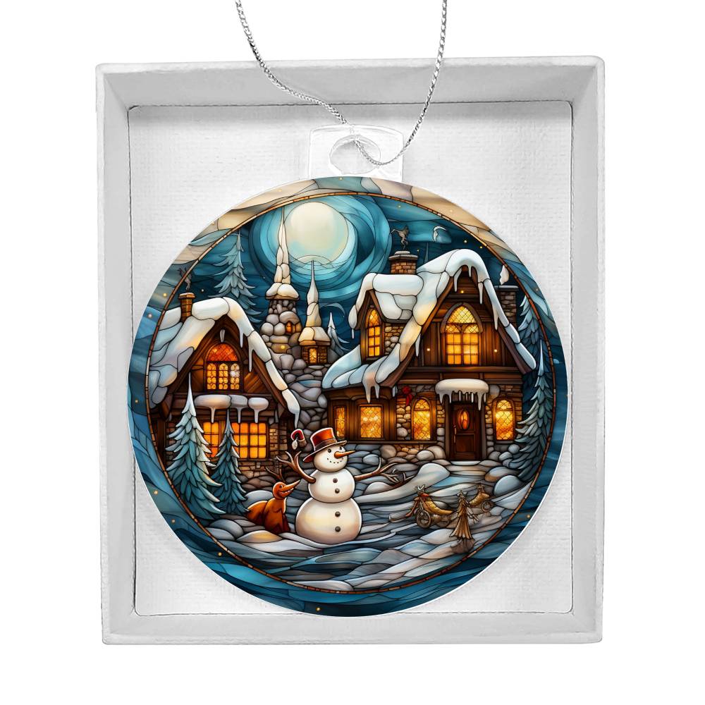 Acrylic Ornament A Frosty Night