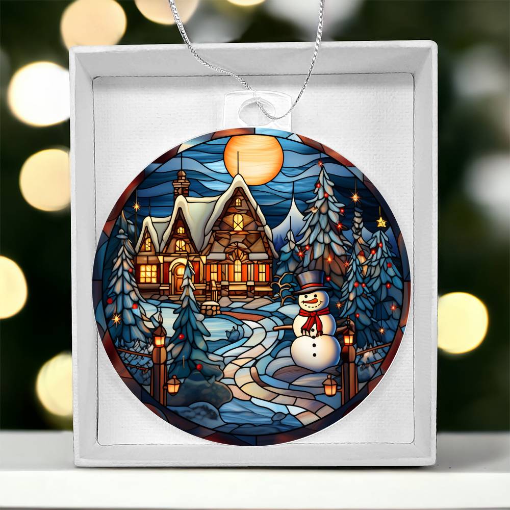 Acrylic Ornament - Winter Nights