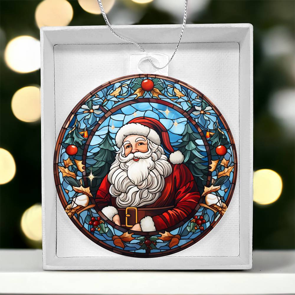 Acrylic Ornament Santa