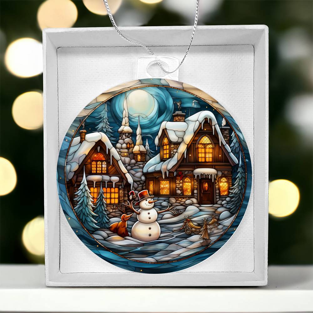 Acrylic Ornament A Frosty Night