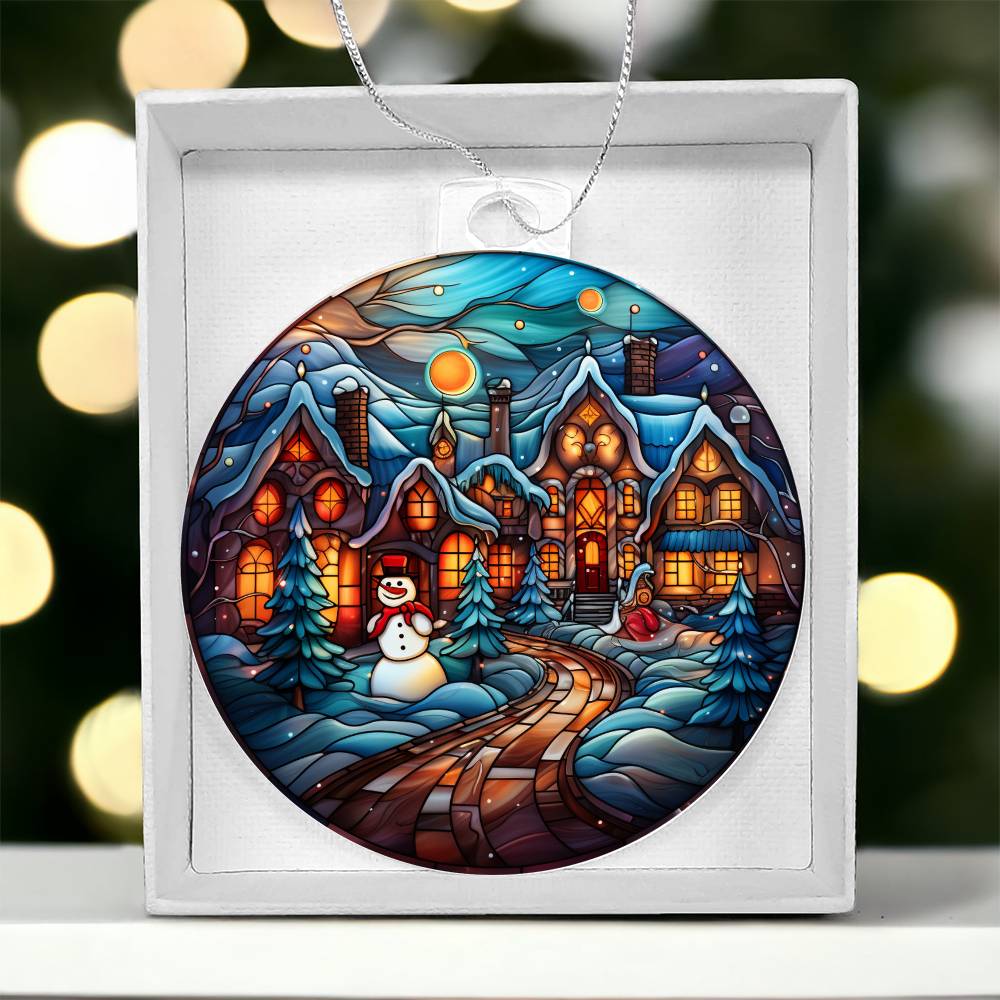 Acrylic Ornament - Waiting for Santa