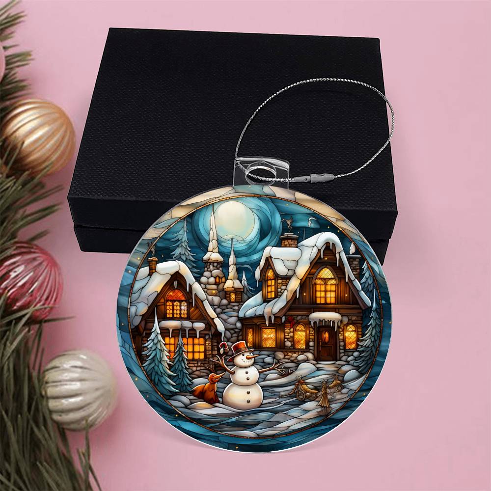 Acrylic Ornament A Frosty Night