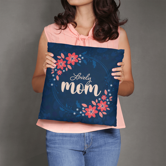 Classic Pillow Cover with Insert - Lovely Mom