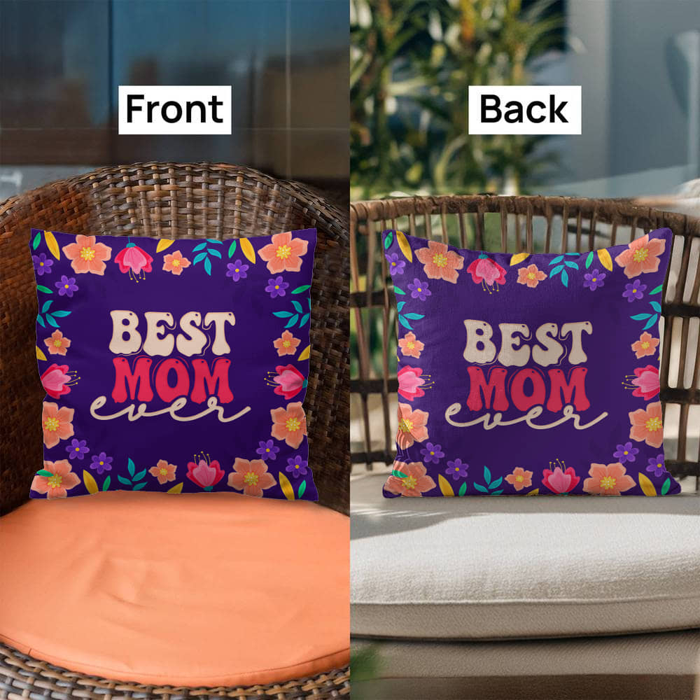Classic Pillow Cover with Insert - Best mom ever