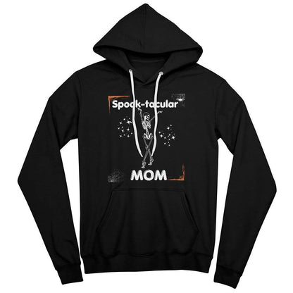 SPOOK-TACULAR MOM - BLACK or HEATHER HOODIE WITH STARS