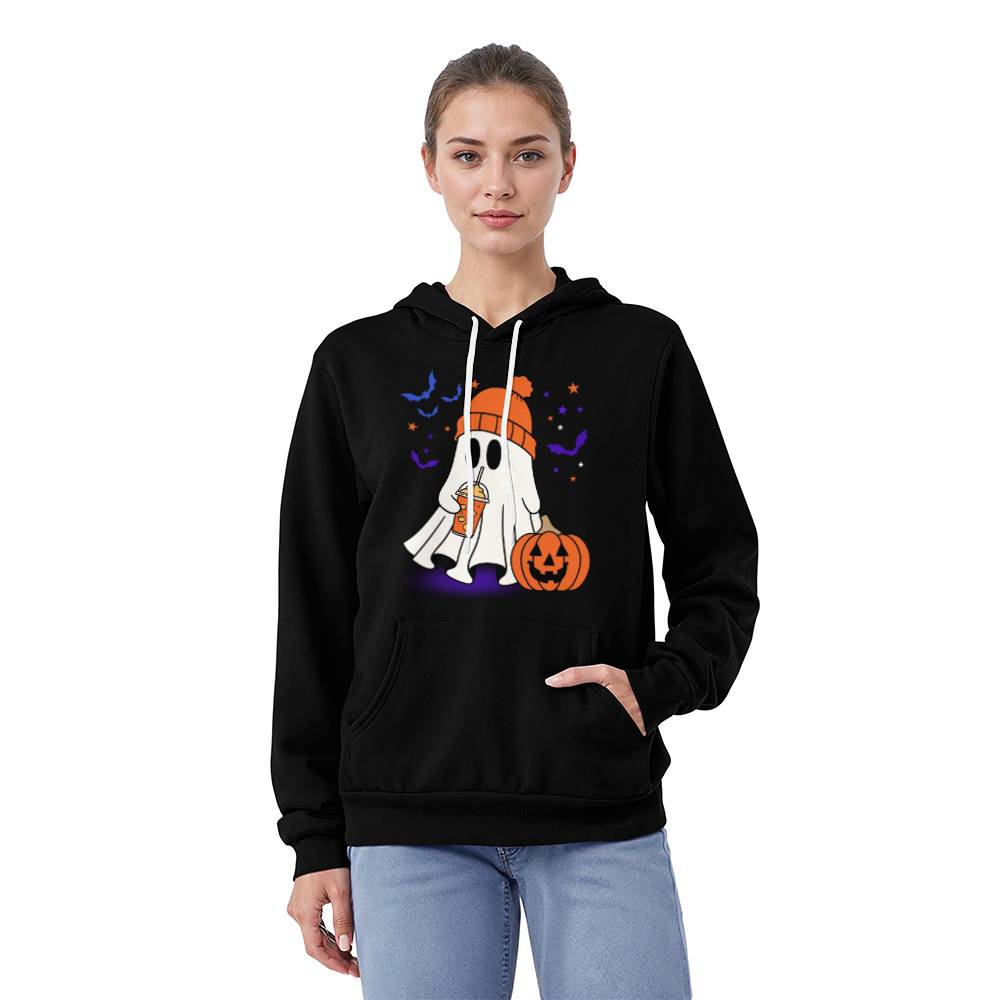 ON MY WAY GHOST BLACK HOODIE SWEATSHIRT