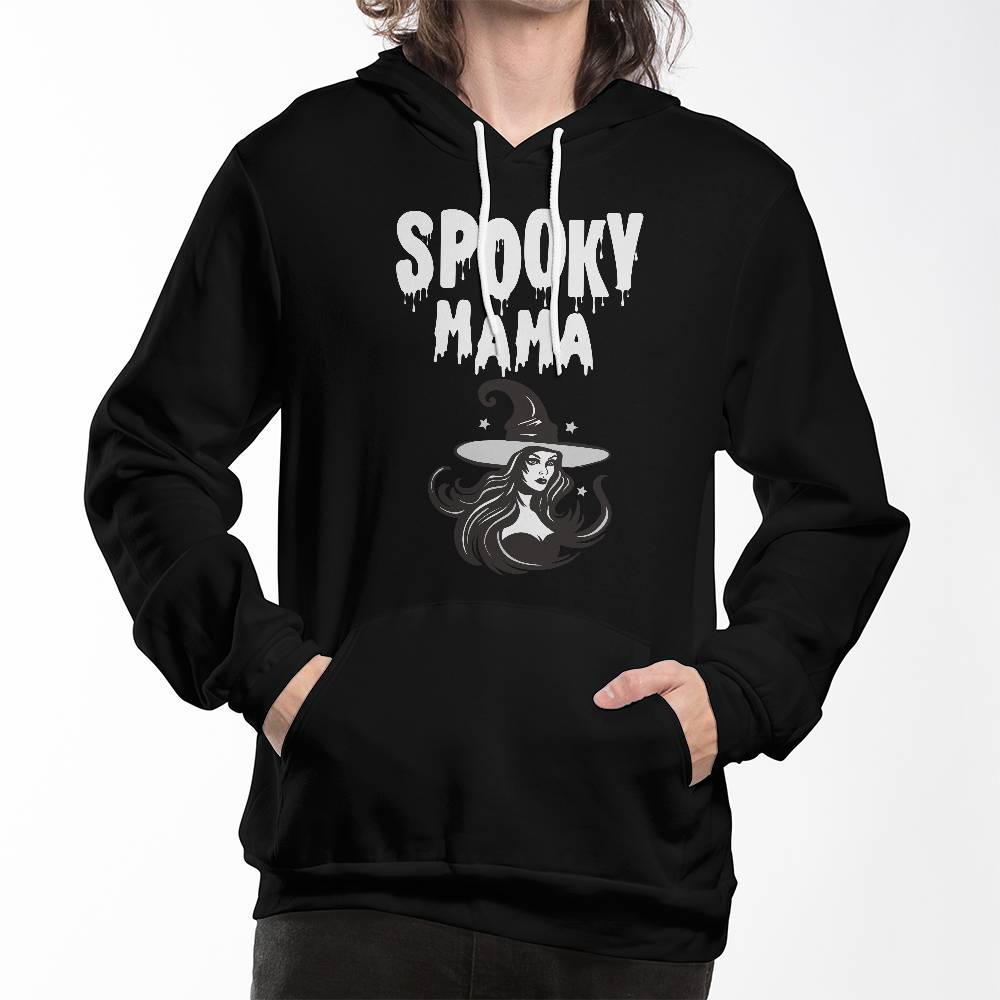 SPOOKY MAMA - BLACK or HEATHER HOODIE SWEATSHIRT