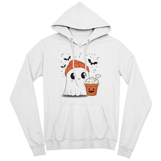 GHOST AND POPCORN HOODIE SWEATSHIRT