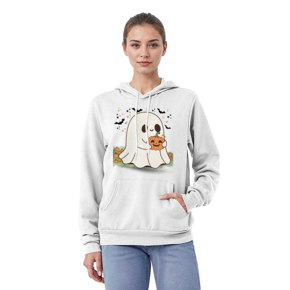 PUMPKIN PATCH GHOST HOODIE SWEATSHIRT