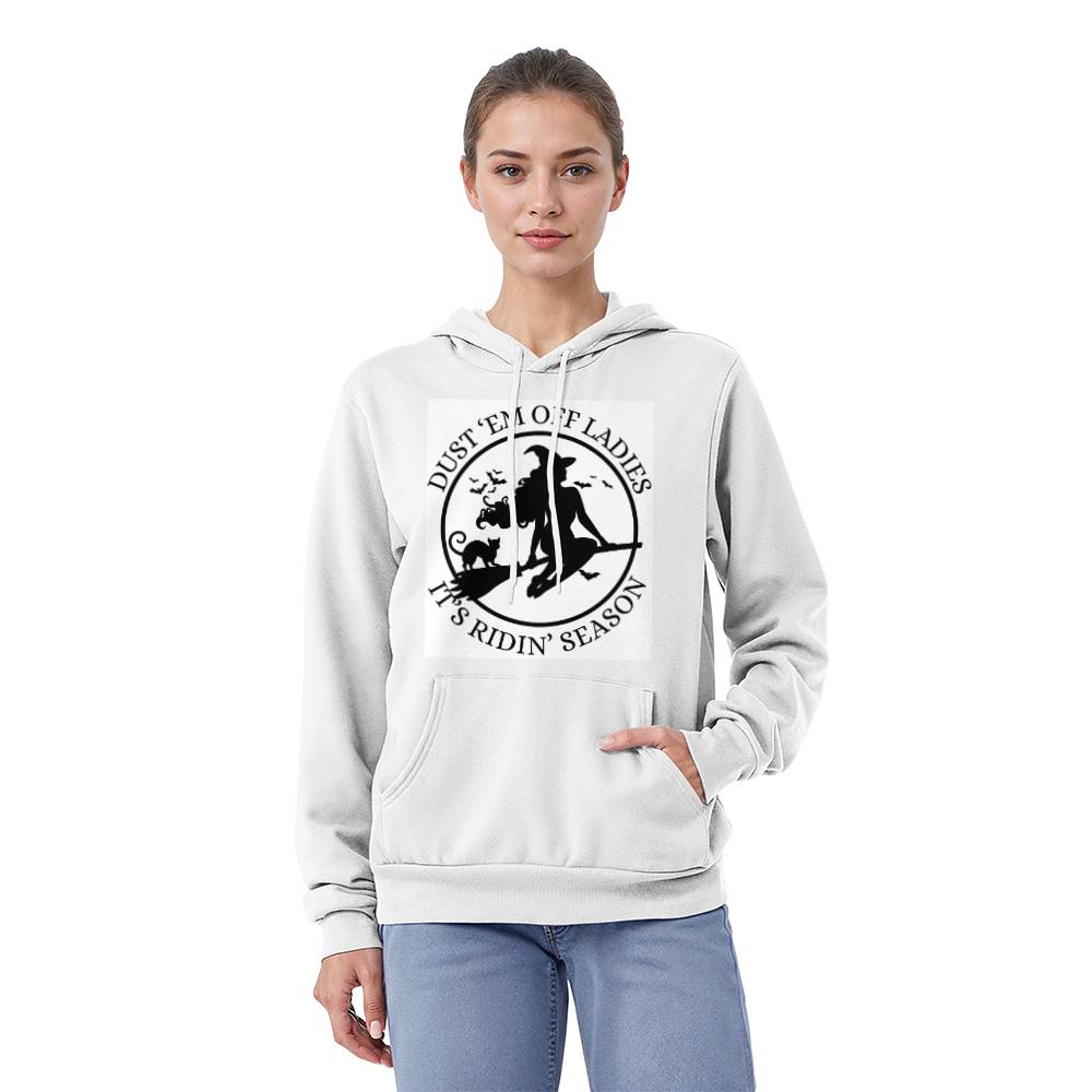 IT'S RIDING SEASON - WHITE HOODIE SWEATSHIRT