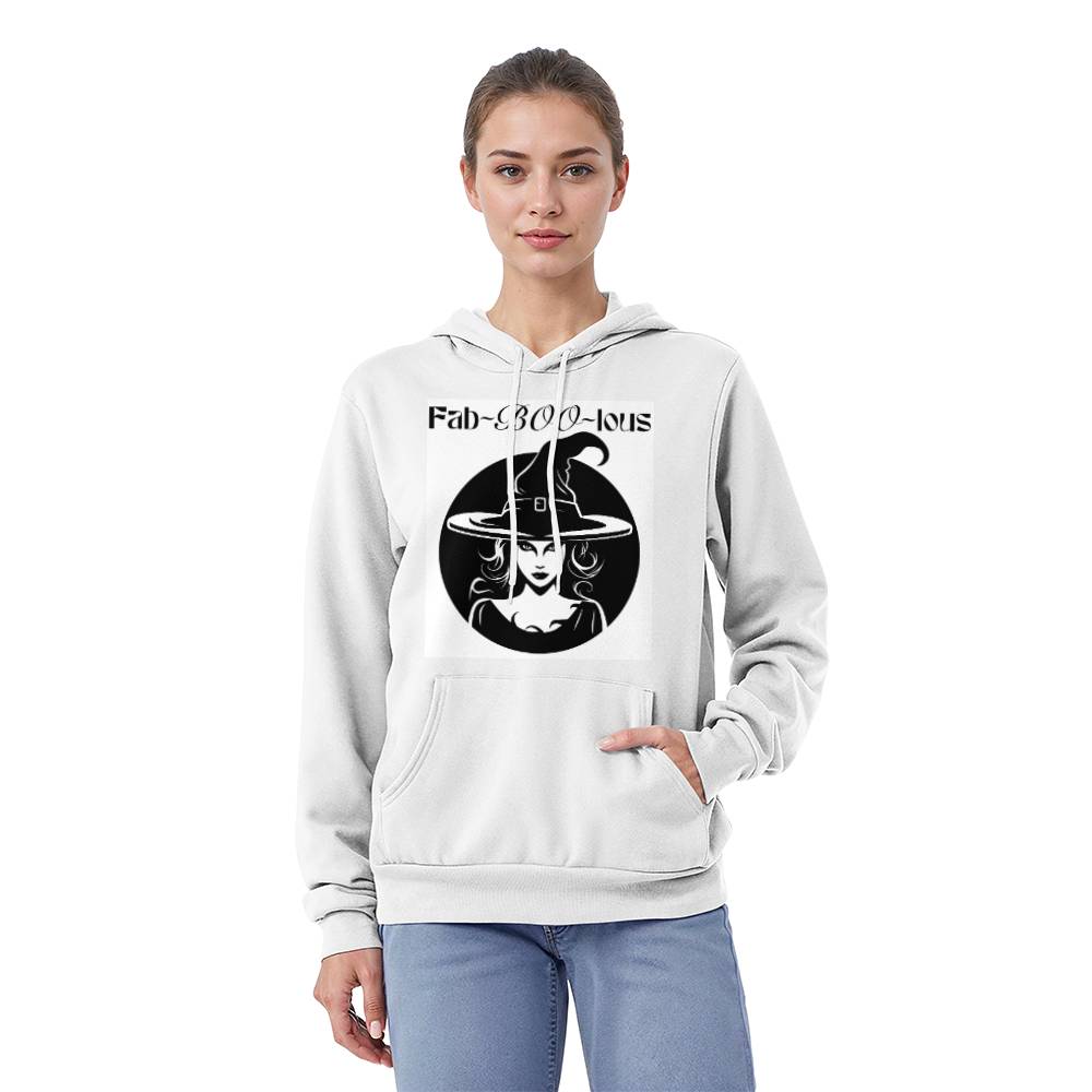 FAB-BOO-LOUS - WHITE HOODIE SWEATSHIRT