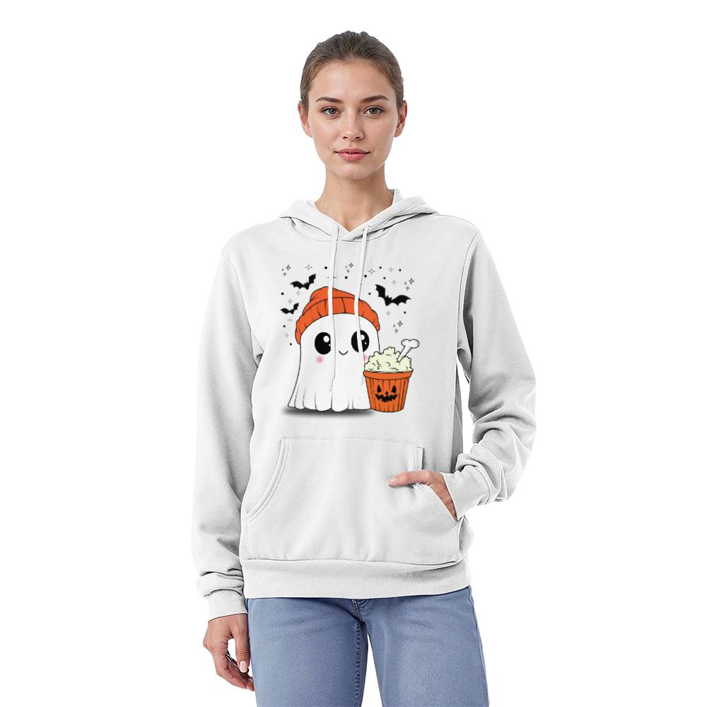 GHOST AND POPCORN HOODIE SWEATSHIRT