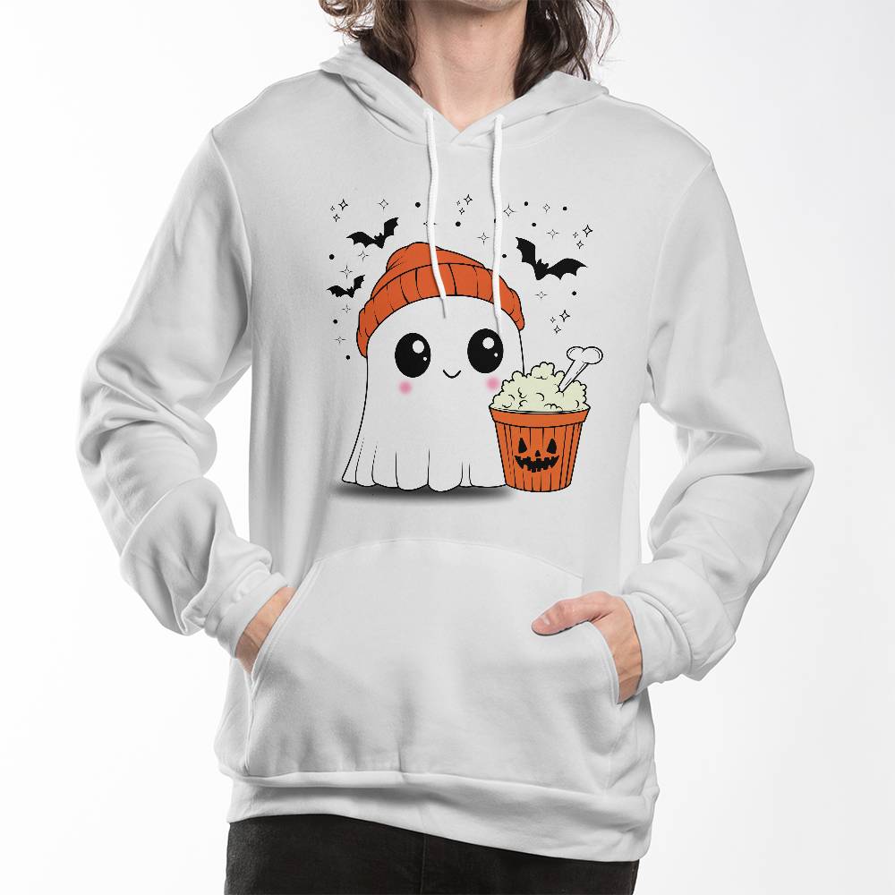 GHOST AND POPCORN HOODIE SWEATSHIRT