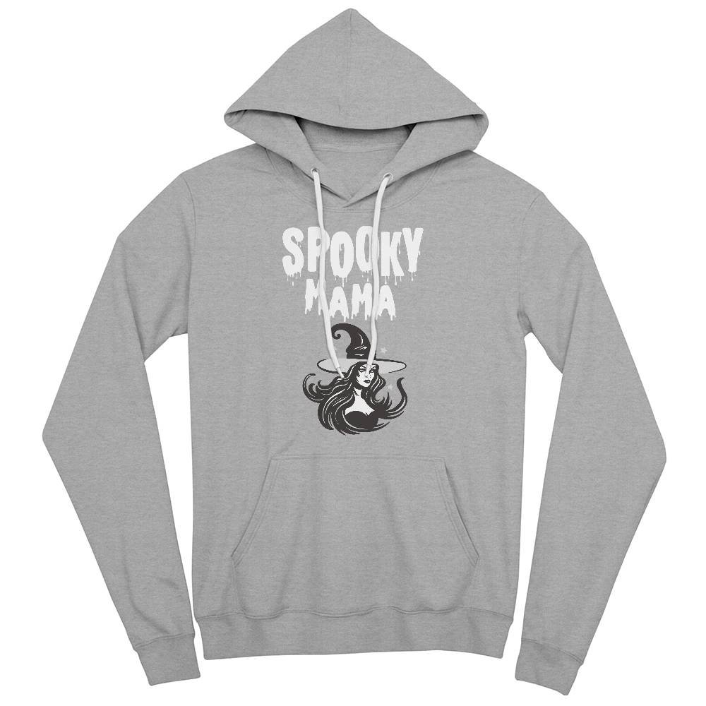 SPOOKY MAMA - BLACK or HEATHER HOODIE SWEATSHIRT