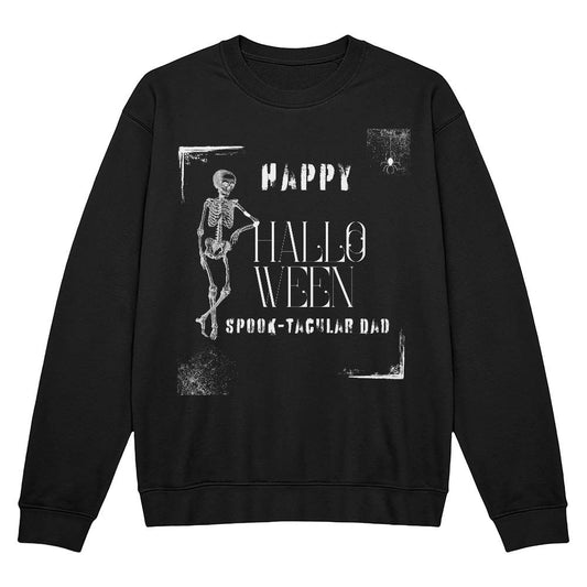 SPOOK-TACULAR DAD- BLACK or HEATHER CREWNECK SWEATSHIRT