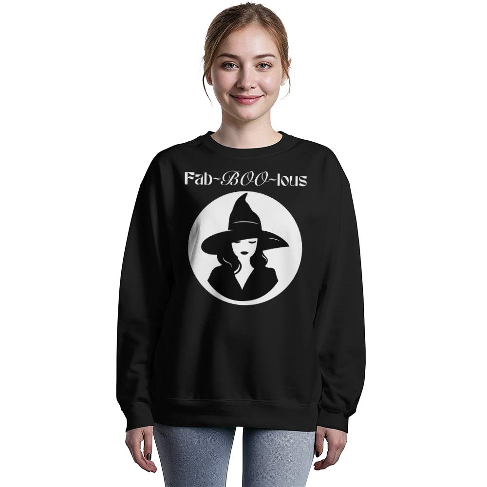 FAB-BOO-LOUS - BLACK or HEATHER CREWNECK SWEATSHIRT