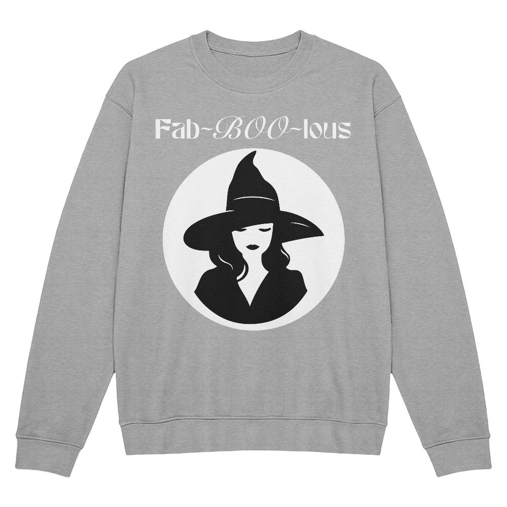 FAB-BOO-LOUS - BLACK or HEATHER CREWNECK SWEATSHIRT