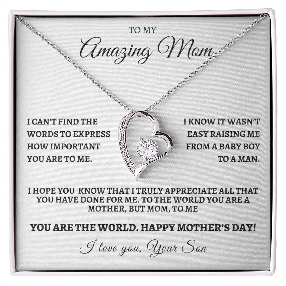 Happy  Mother's Day from Your from Son - You Are The World To Me