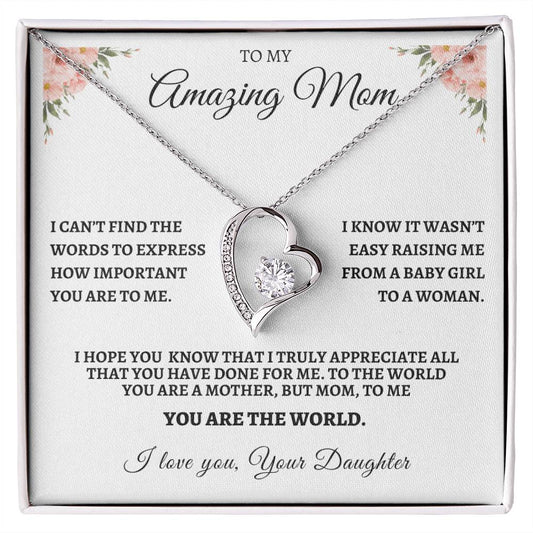 Forever Love Necklace - From Your Daughter, I Truly Appreciate You