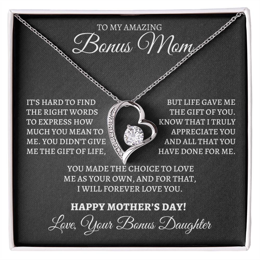 Mother's Day Forever Love Necklace for Bonus Mom