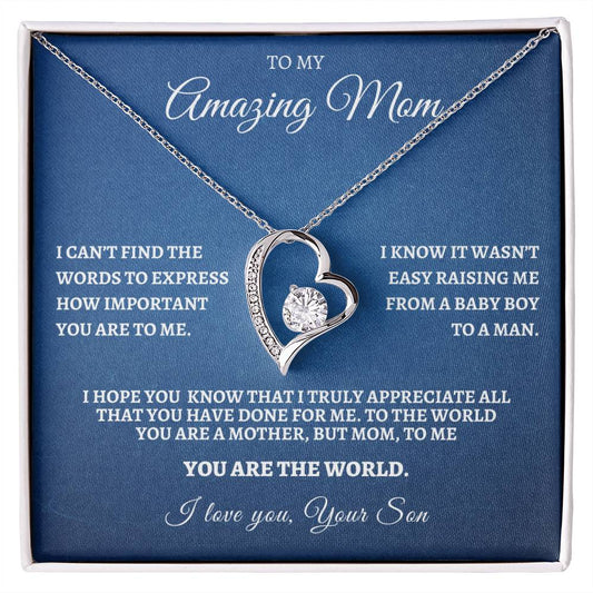 Forever Love Necklace - From Your Son, I Know It Wasn't Easy