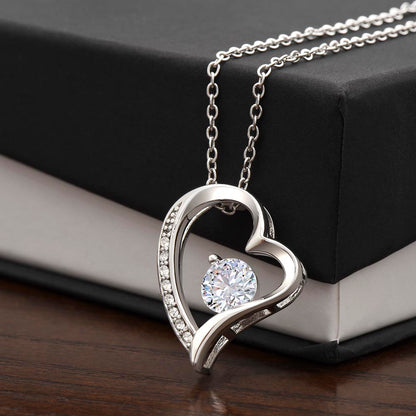 Mother's Day Forever Love Necklace from Bonus Daughter - I Will Forever Love You