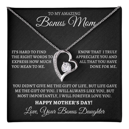 Mother's Day Forever Love Necklace from Bonus Daughter