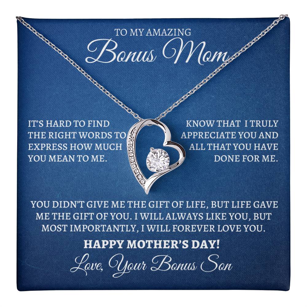 Mother's Day Forever Love Necklace from Bonus Son - The Gift of You