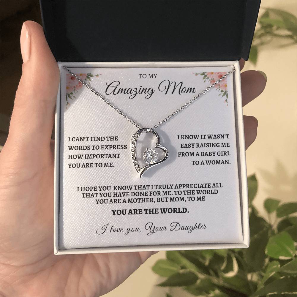 Forever Love Necklace - From Your Daughter, I Truly Appreciate You