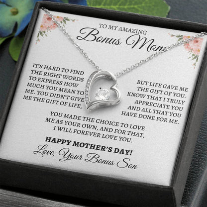 To My Amazing Bonus Mom- Happy Mother's Day from Bonus Son