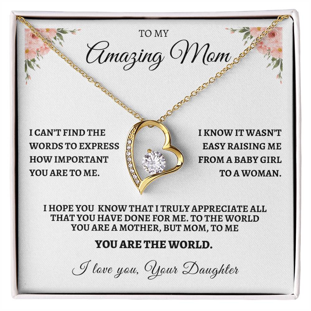 Forever Love Necklace - From Your Daughter, I Truly Appreciate You