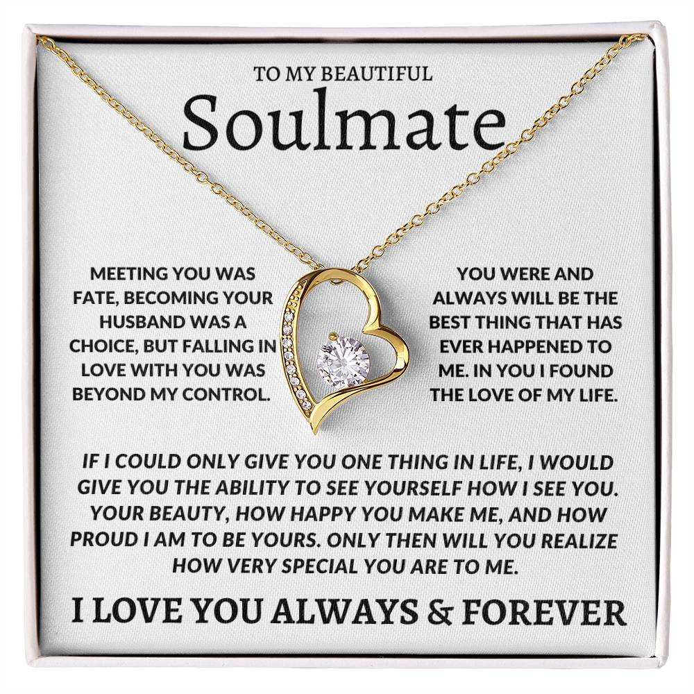 Forever Love Necklace - Soulmate (For Wife)