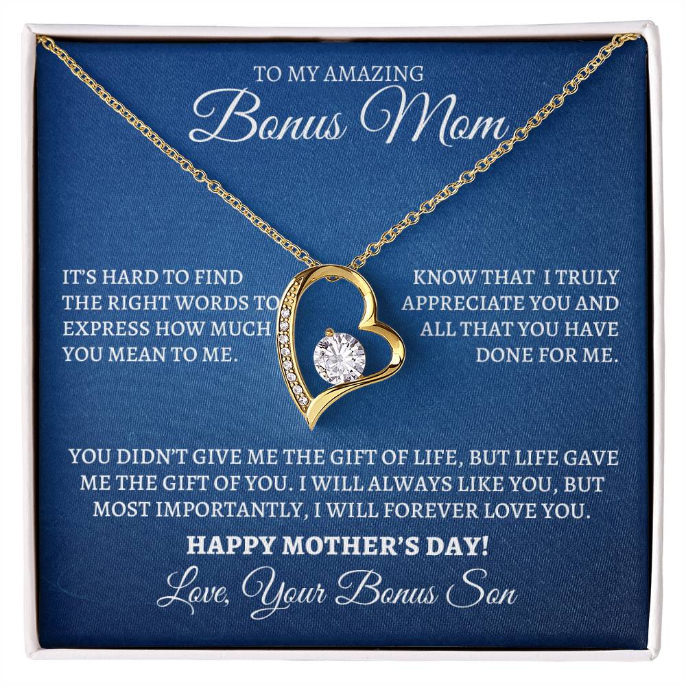 Mother's Day Forever Love Necklace from Bonus Son - The Gift of You