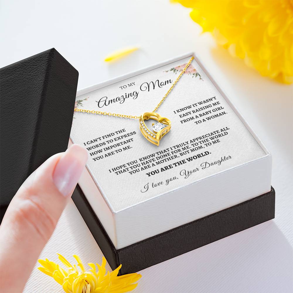 Forever Love Necklace - From Your Daughter, I Truly Appreciate You