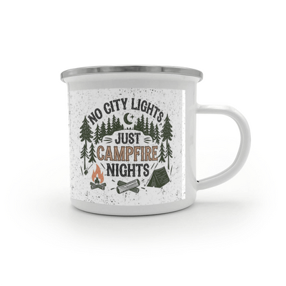 12 oz Camping Mug No City Lights