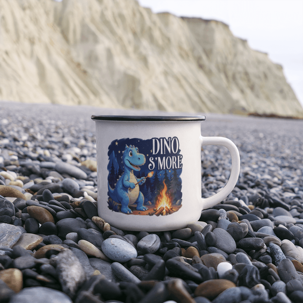 12 oz Camping Mug Dino & S'Mores