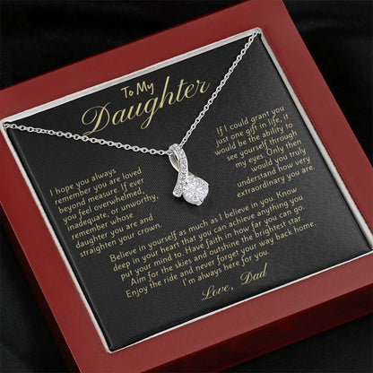 Necklace Gift for Daughter from Dad - Available in Eight Pendant Variations