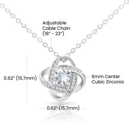 To My Daughter from Dad - 14K White Gold Necklace - Five Designs to Choose From