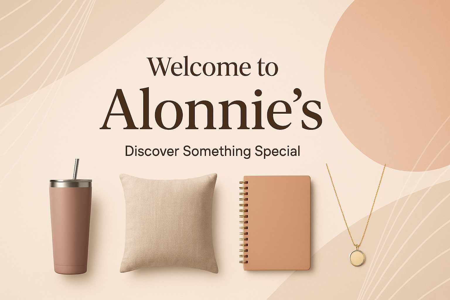 Homepage banner for Alonnie's store